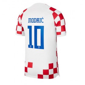Herren Fußballbekleidung Kroatien Luka Modric #10 Heimtrikot WM 2022 Kurzarm